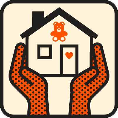 Expanded and improved childcare icon